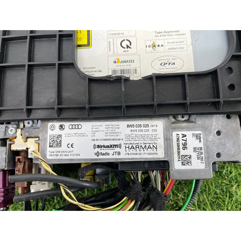 Блок управления мультимедиа (электрика / блок управления) AUDI A4 B9 2017 2.0 DBPA 8W5035027
