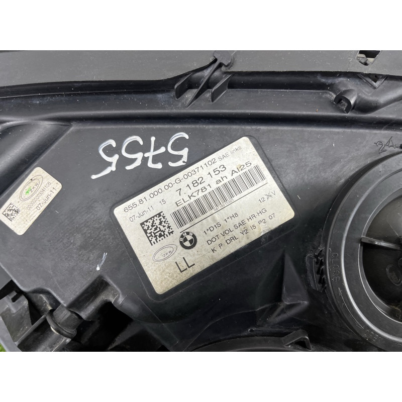 Фара (оптика) BMW 7-series F02 2011 4.4 N63 63117228423