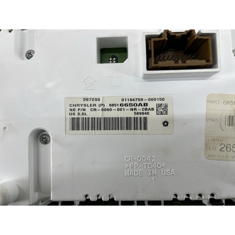 Панель приборов (салон) Jeep Grand Cherokee WK2 2020 3.6 68516650AB