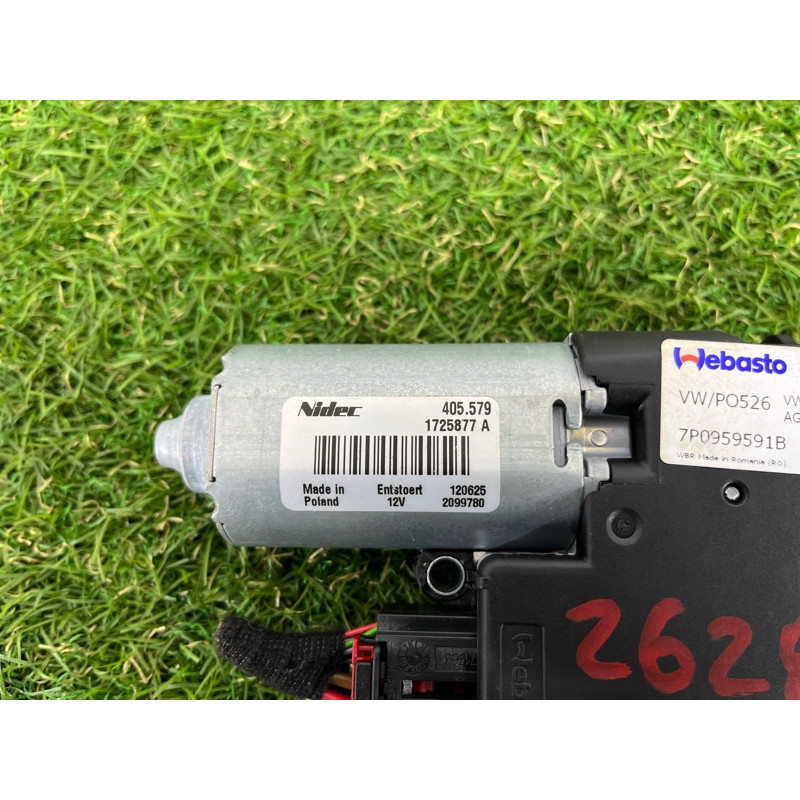 Мотор люка (электрика) Volkswagen Touareg NF 2013 3.6 7P0959591D