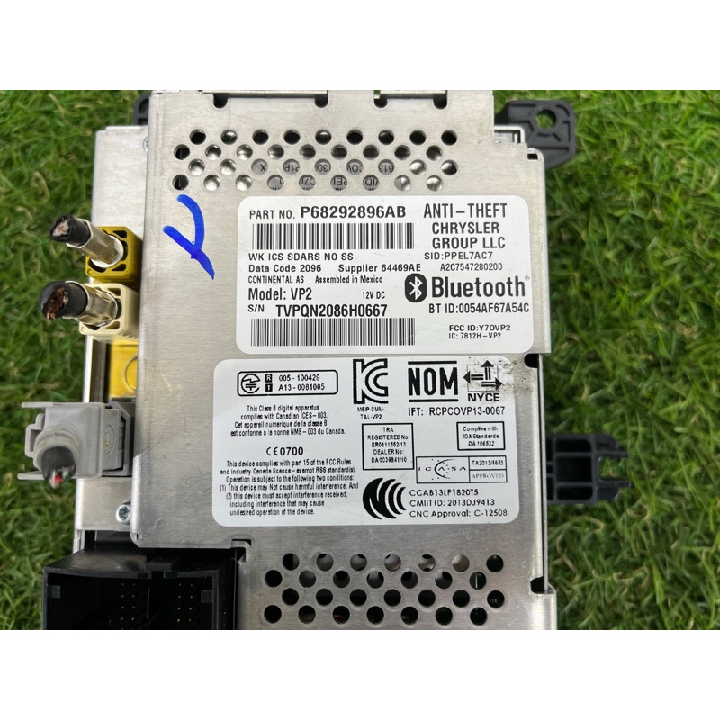 Монитор (электрика) Jeep Grand Cherokee WK2 2017 3.6 68292896AB