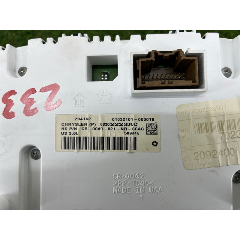 Панель приборов (салон) Jeep Grand Cherokee WK2 2017 68302223AC