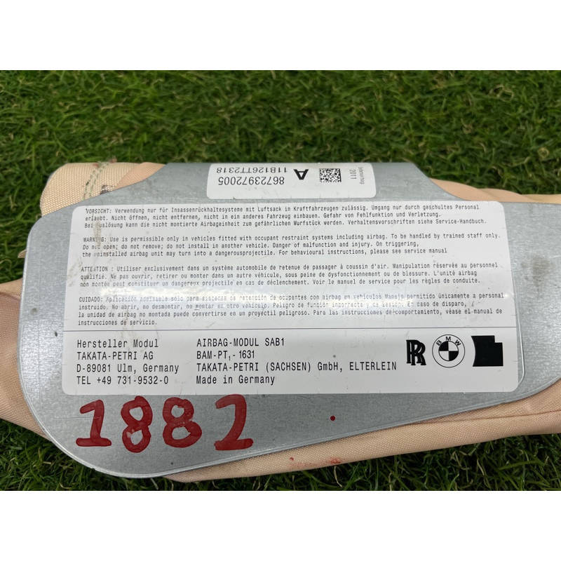 Airbag сидения (airbag/безопасность) BMW 5-series Gran Turismo F07 2011 3.0 N55B30 72127949994