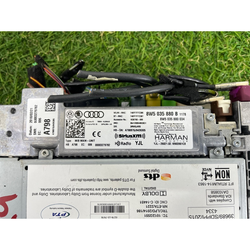 Блок управления мультимедиа (электрика / блок управления) AUDI SQ5 FY 2018 3.0 CWGD 8W5035890B