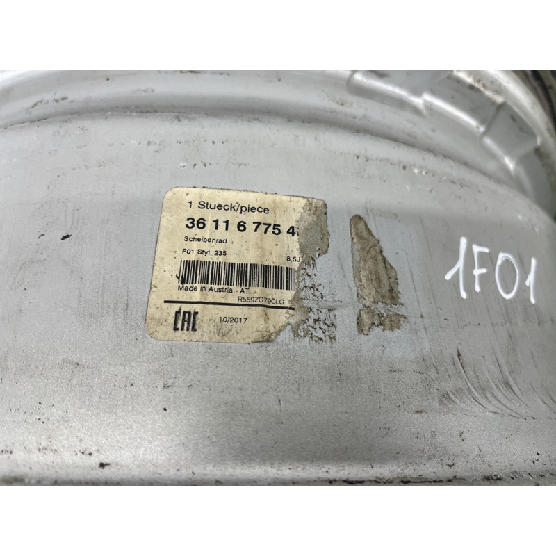 Комплект дисков 5x120 R19 8,5Jx19EH2 IS25 (диски на авто) BMW 7-series F02 2011 4.4 N63 36116775404