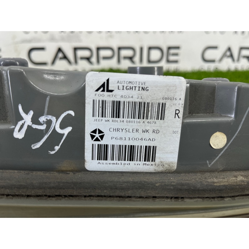 Задний фонарь (оптика) Jeep Grand Cherokee WK2 2017 3.6 68110046AD