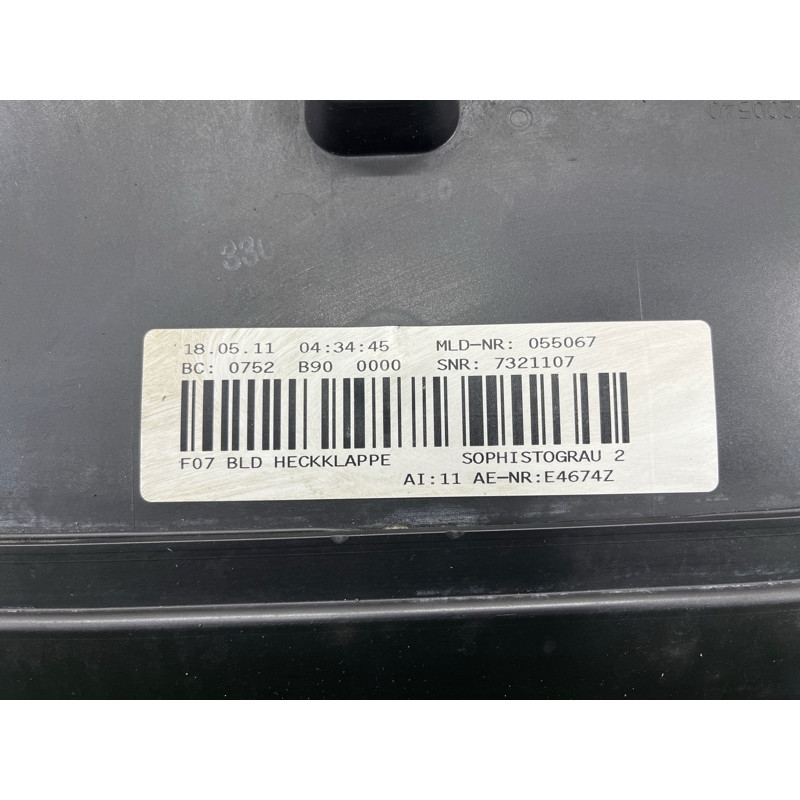 Накладка крышки багажника (кузов и элементы) BMW 5-series Gran Turismo F07 2011 3.0 N55B30 51497207357