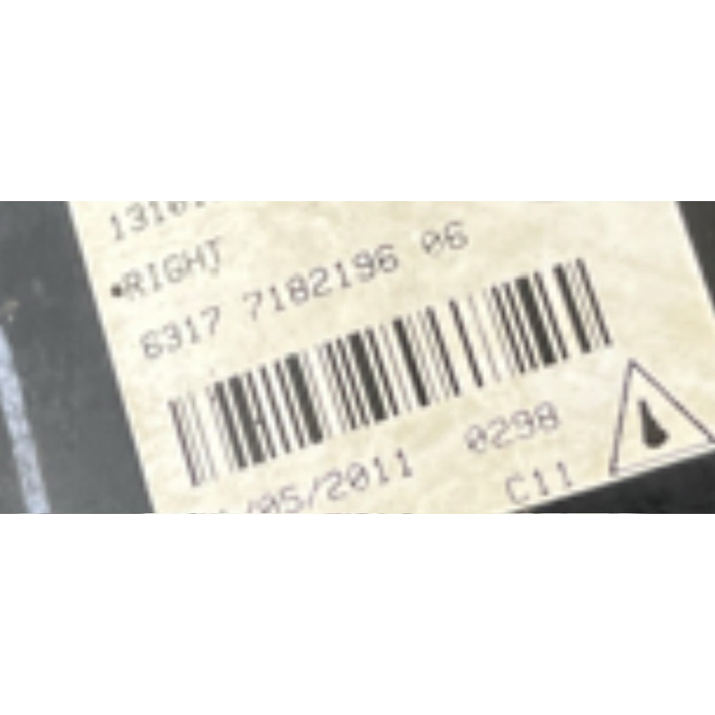 Фара противотуманная (оптика) BMW 7-series F02 2011 4.4 N63 63177182196