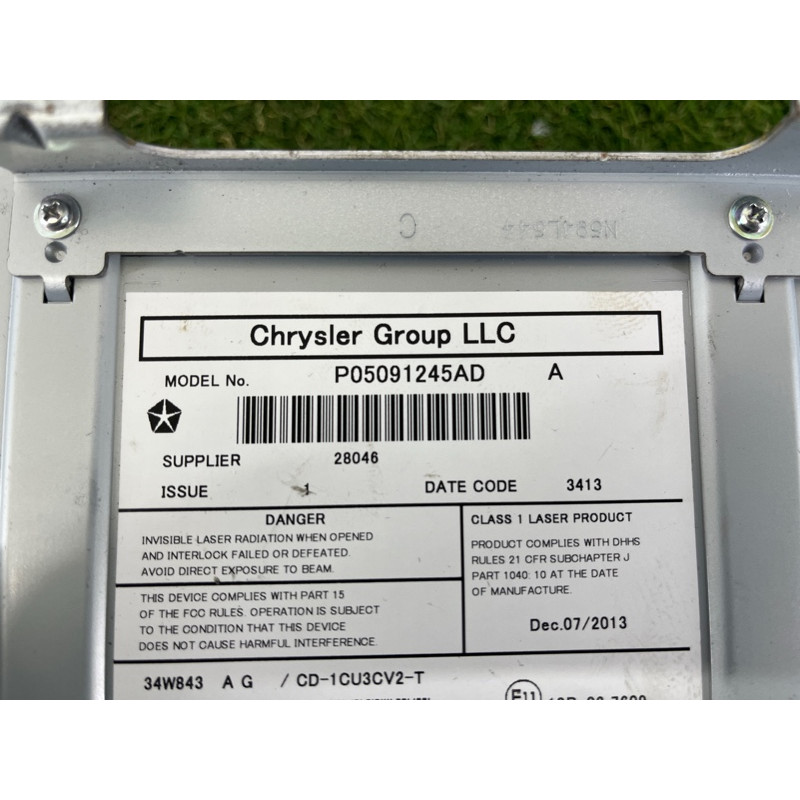 CD-changer (электрика) Jeep Grand Cherokee WK2 2014 3.0 Diesel EXF 05091245AD