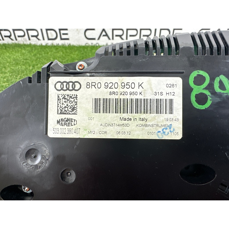 Панель приборов (салон) AUDI Q5 8R 2012 2.0 CAEB 8R0920950K