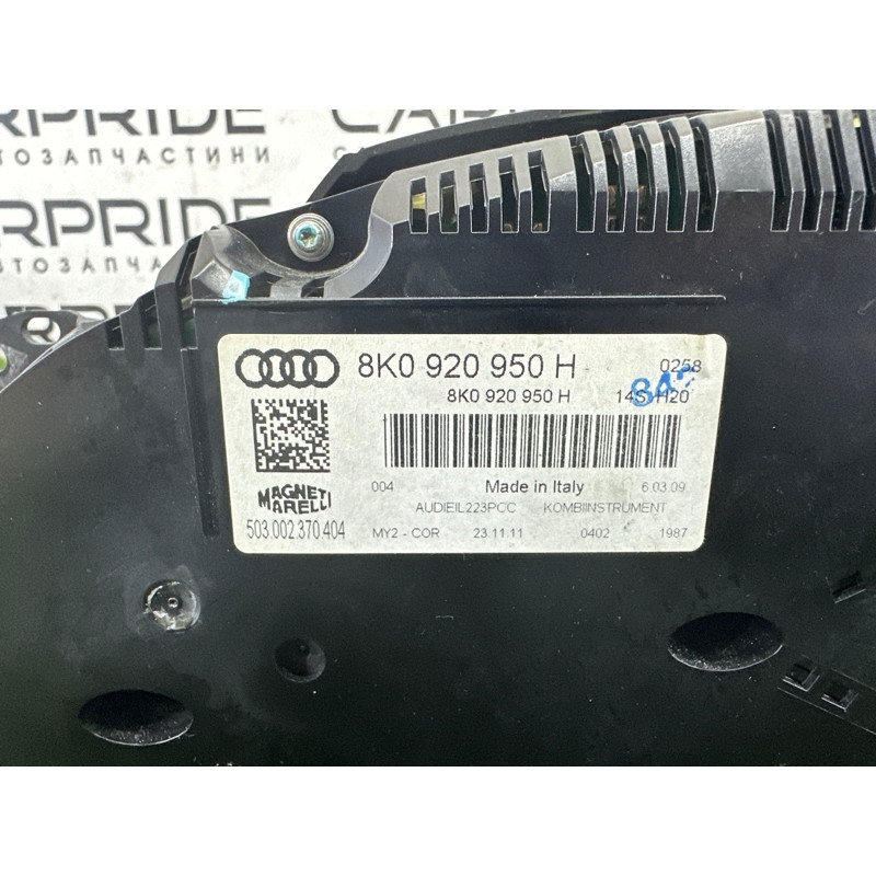 Панель приборов (салон) AUDI A4 B8 2012 2.0 CAEB 8K0920950H