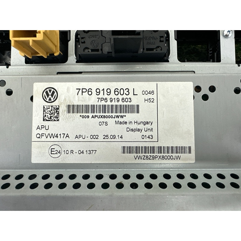 Монитор (электрика) Volkswagen Touareg NF 2015 3.6 CGRA 7P6919603L