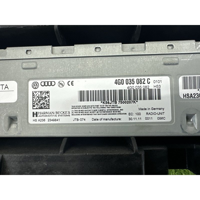 Блок радиоприемника (электрика / блок управления) AUDI A7 4G 2012 3.0 CGXB 4G0035080C
