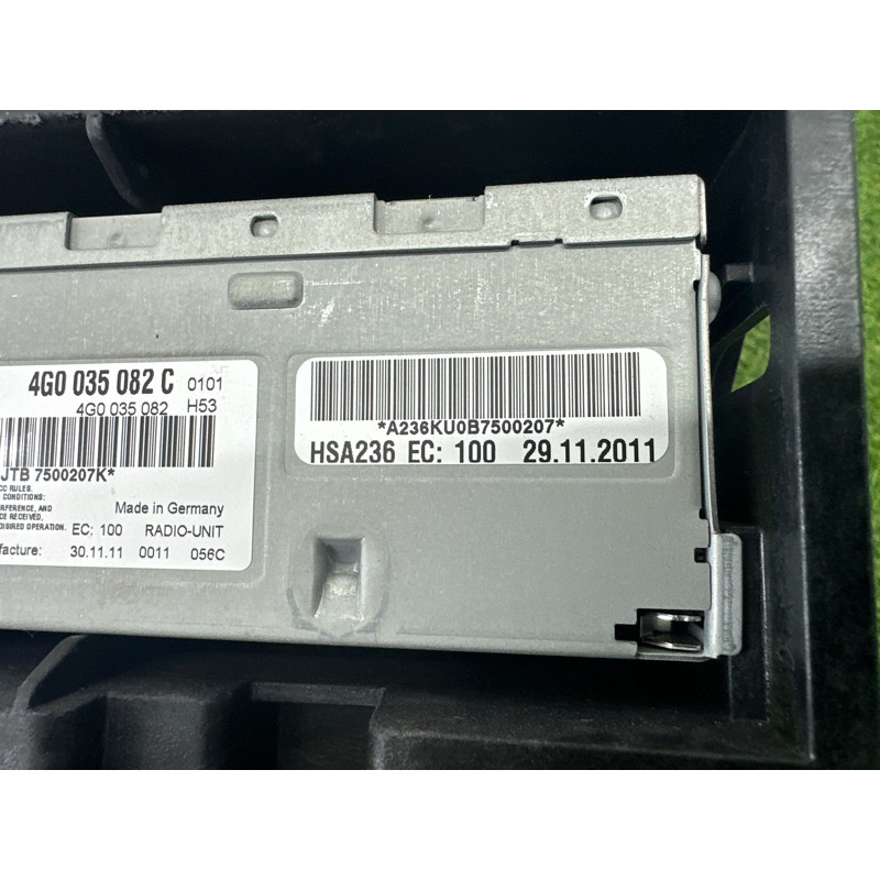 Блок радиоприемника (электрика / блок управления) AUDI A7 4G 2012 3.0 CGXB 4G0035080C