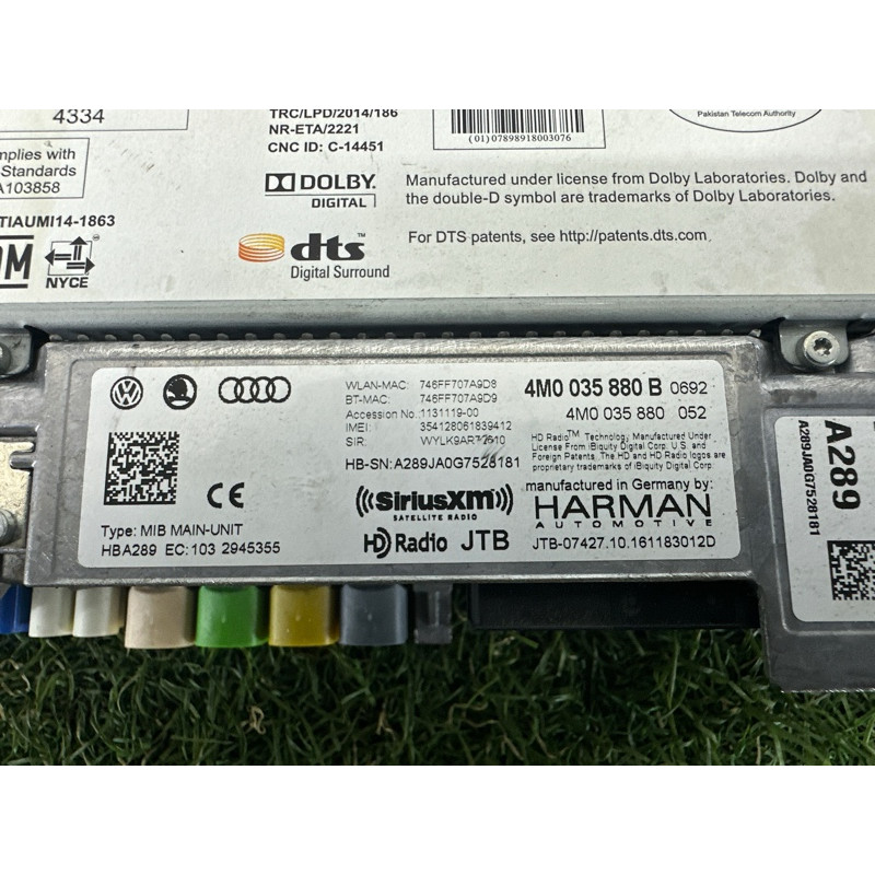 Блок управления мультимедиа (электрика / блок управления) AUDI Q7 4M 2017 3.0 CREC 4M0035890B