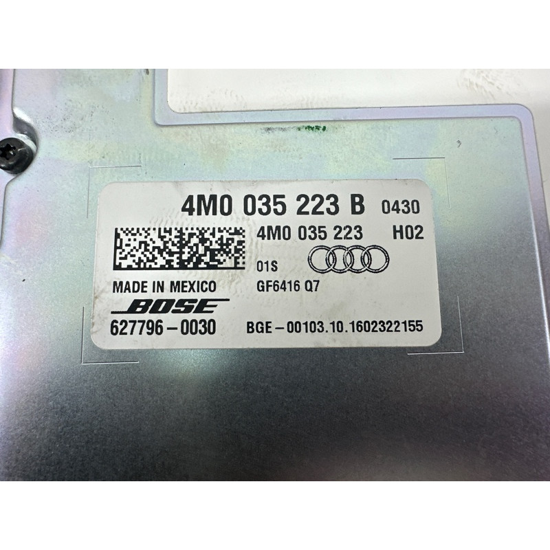 Усилитель звука (электрика) AUDI Q7 4M 2017 3.0 CREC 4M0035223B