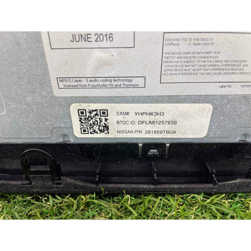 Магнитофон (электрика) Nissan Rogue T32 2016 2.5 QR25DE 281859TB0A