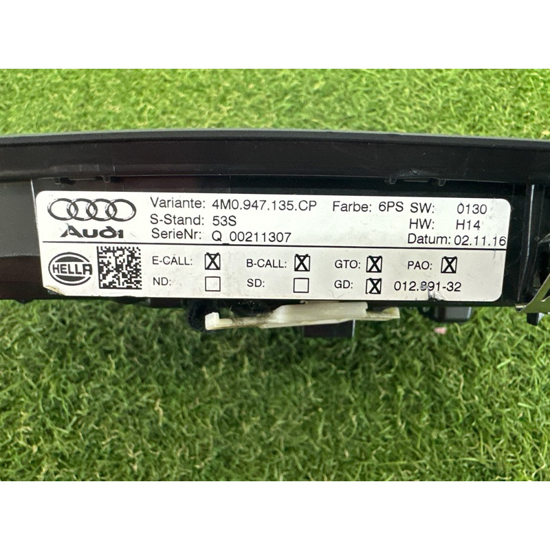Салонний світильник (салон) AUDI Q7 4M 2017 3.0 CREC 4M0947135CP6PS