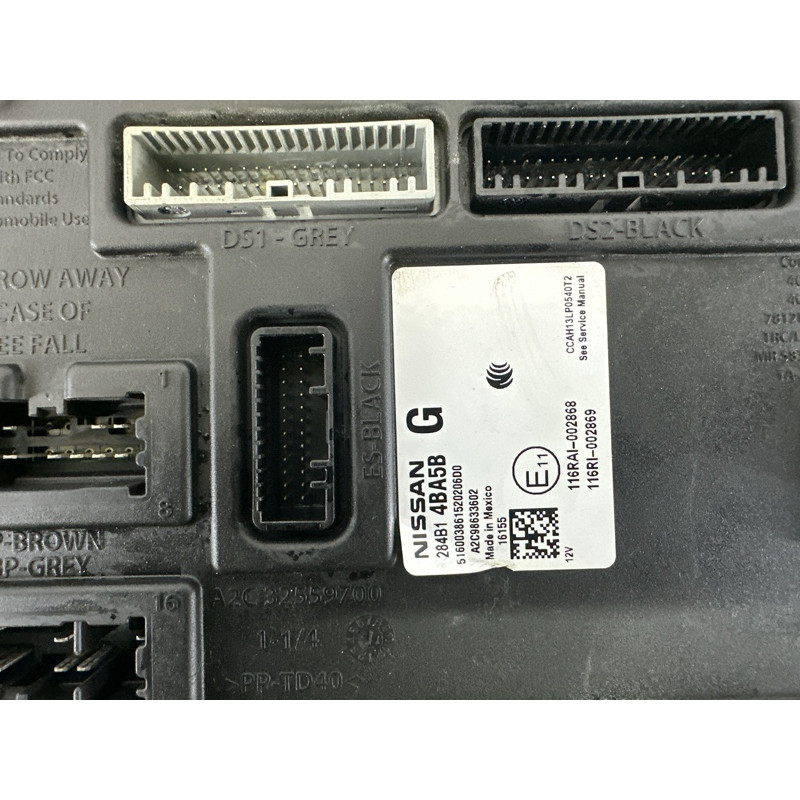 Модуль BCM (электрика / блок управления) Nissan Rogue T32 2016 2.5 QR25DE 284B14BA5B