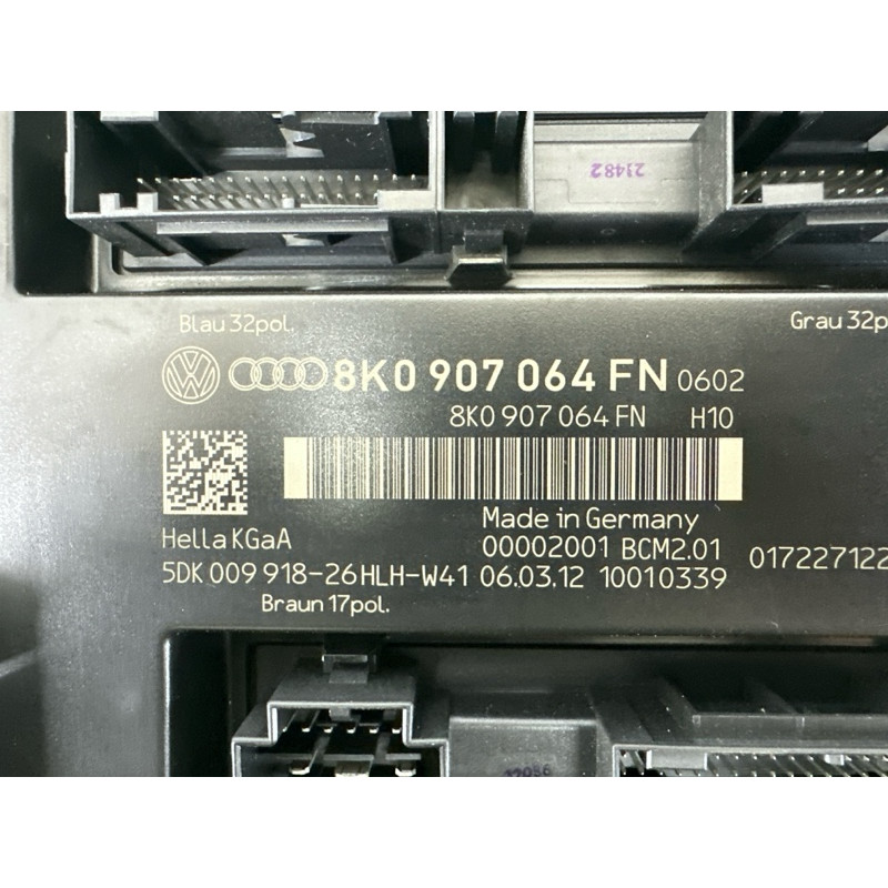 Модуль BCM (электрика / блок управления) AUDI Q5 8R 2012 2.0 CAEB 8K0907064FN