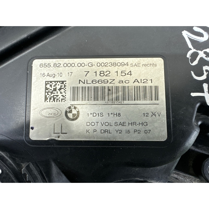 Фара (оптика) BMW 7-series F01 2011 3.0 N54 63117228424