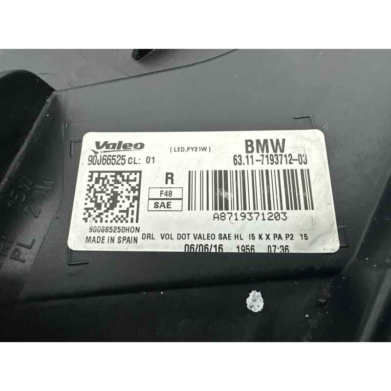 Фара (оптика) BMW X1 F48 2016 2.0 B46B20 63117428740