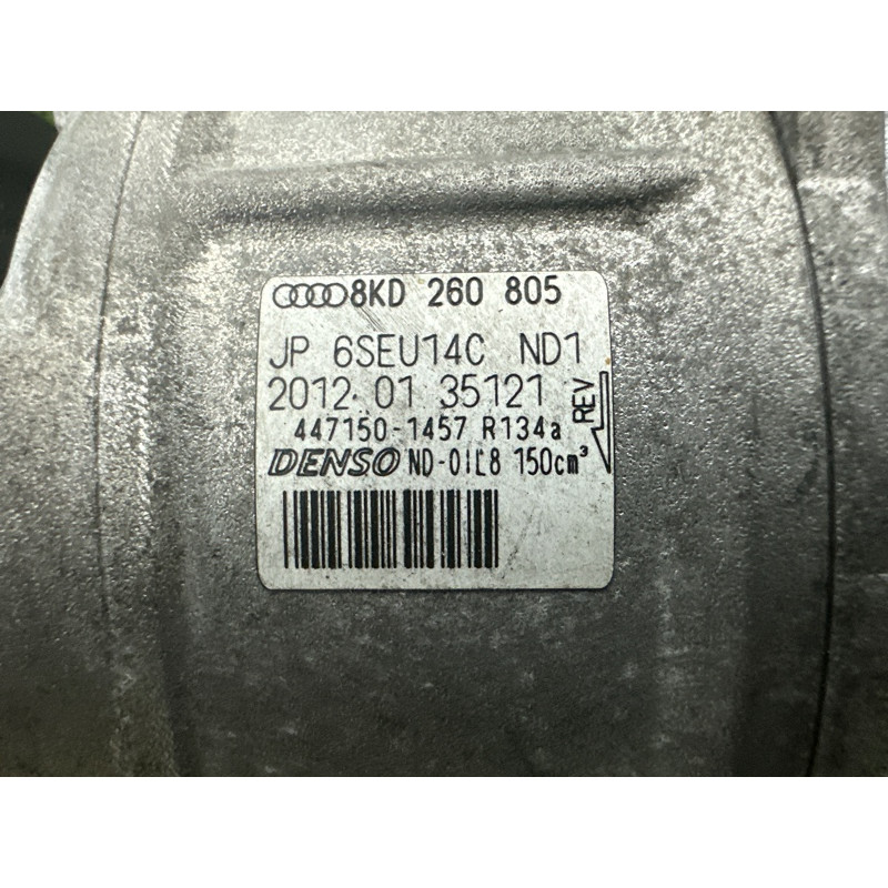 Компрессор кондиционера (отопление и кондиционирование) AUDI Q5 8R 2012 2.0 CAEB 8K0260805L