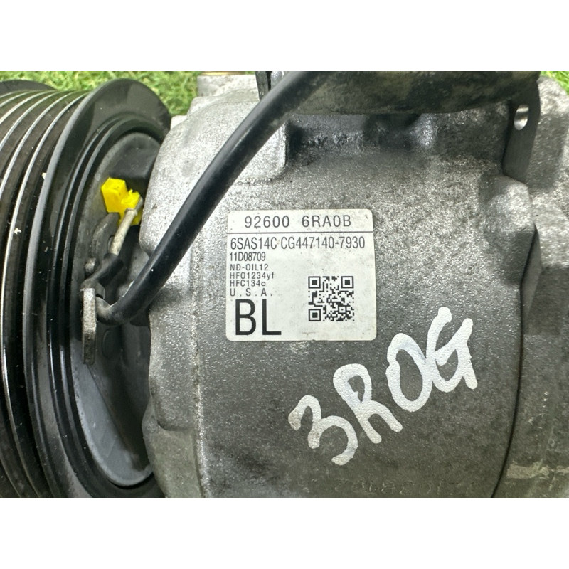 Компрессор кондиционера (отопление и кондиционирование) Nissan Rogue T33 2021 2.5 PR25DD 926006RA0B