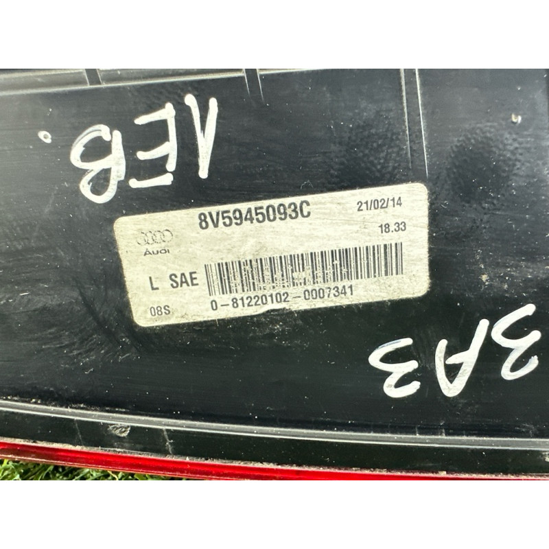 Задний фонарь (оптика) AUDI A3 8V 2015 1.8 CNSB 8V5945093C