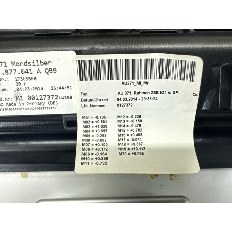 Люк (кузов и элементы) AUDI A3 8V 2015 1.8 CNSB 8V5877045A