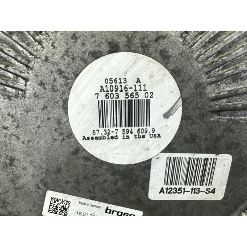 Вентилятор охлаждения радиатора (система охлаждения) BMW X5 E70 2013-2015 3.0 17428618243