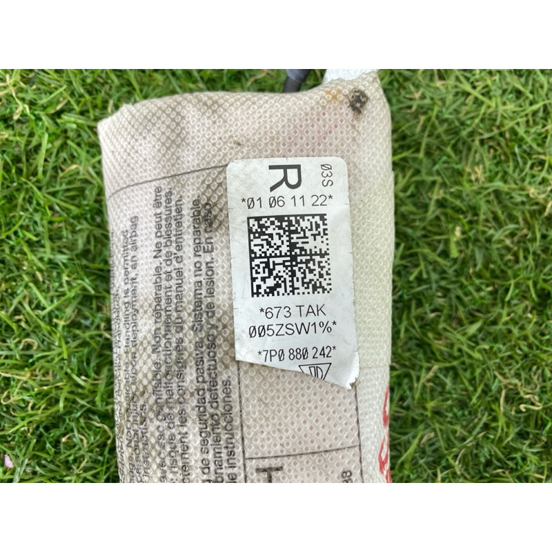 Airbag сидения (airbag/безопасность) Volkswagen Touareg NF 2012 3.6 CGRA 7P0880242D