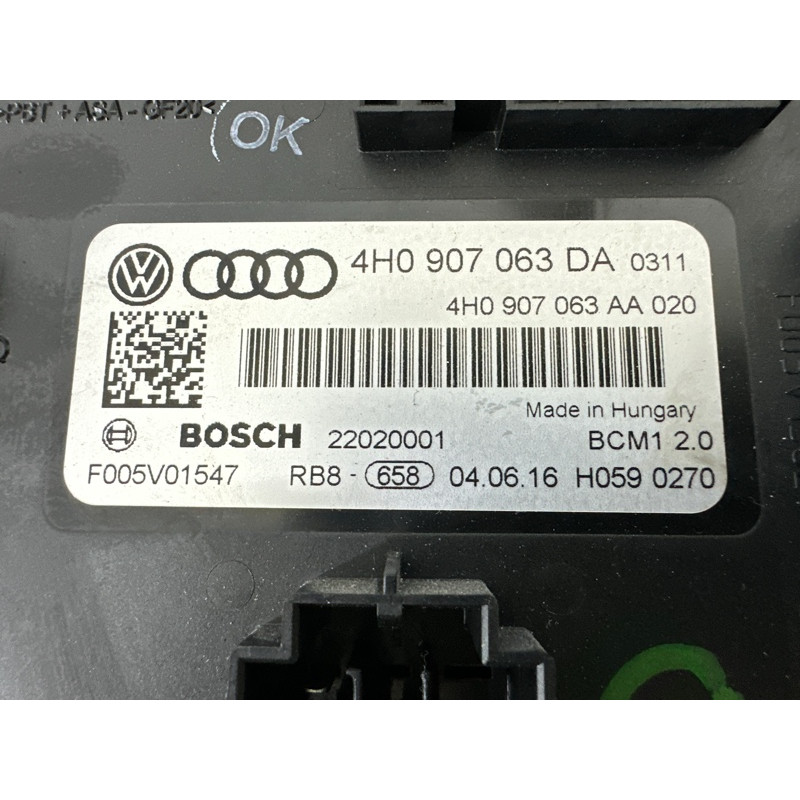 Модуль BCM (электрика / блоки управления) Volkswagen Touareg NF 2015 3.6 CGRA 4H0907063DA