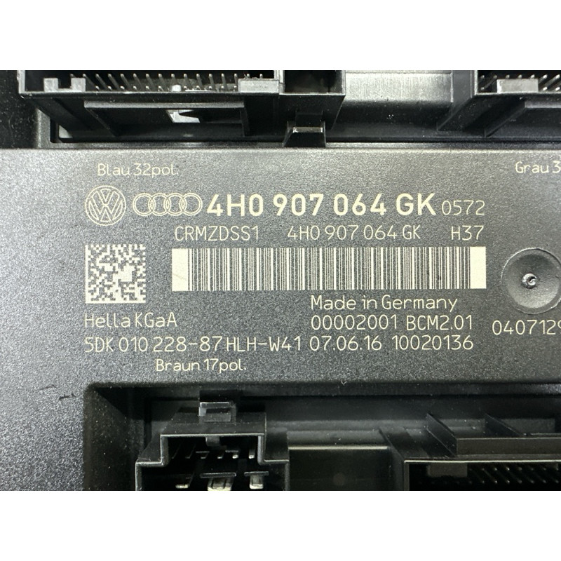 Модуль BCM (электрика / блоки управления) Volkswagen Touareg NF 2015 3.6 CGRA 4H0907064GK