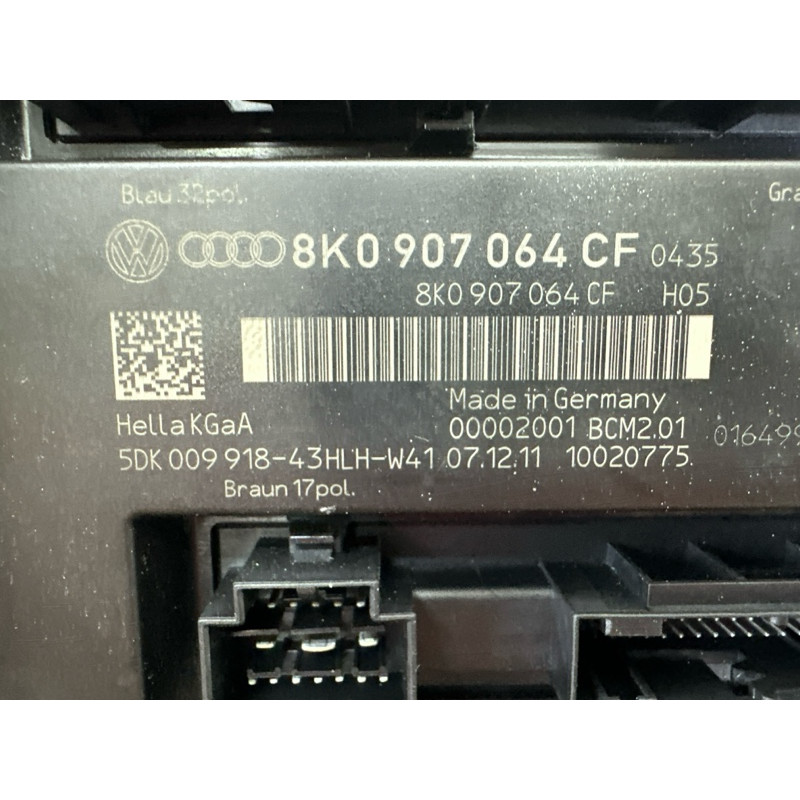Модуль BCM (электрика / блок управления) AUDI A4 B8 2012 2.0 CAEB 8K0907064CF