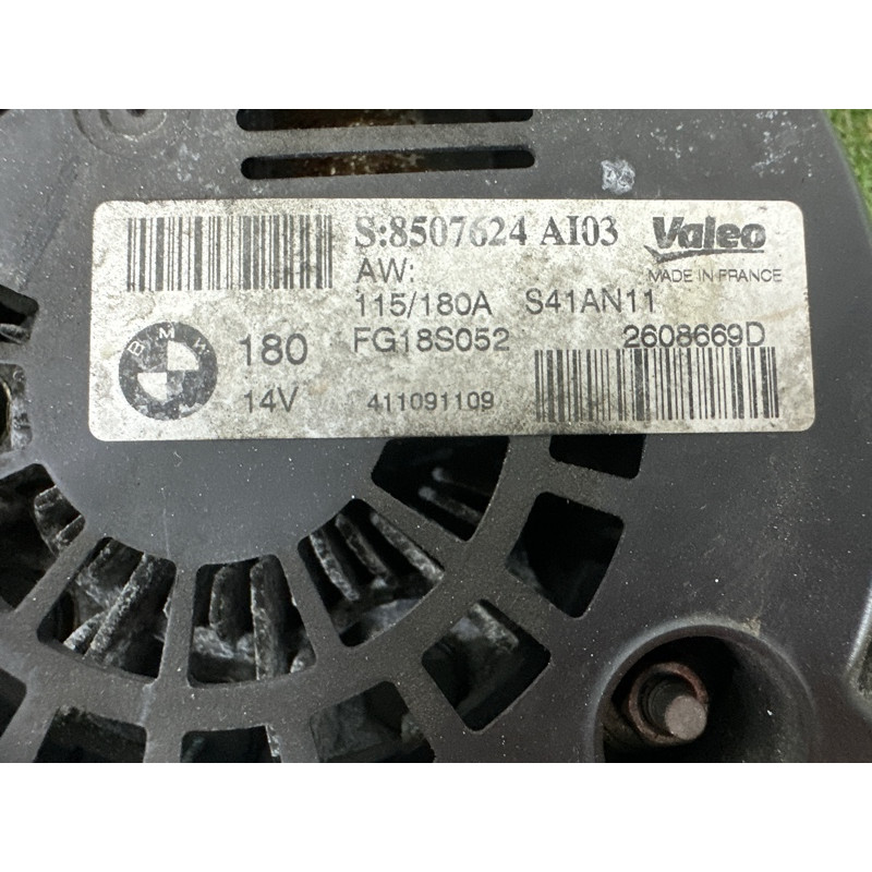 Генератор (електрика) BMW 5-series F10 2011 2.0 N47N 12318507624