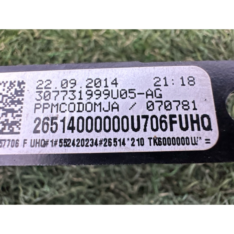 Ремінь безпеки (airbag/безопасность) Volkswagen Touareg NF 2015 3.6 CGRA 7P0857706FUHQ