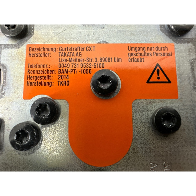 Ремінь безпеки (airbag/безопасность) Volkswagen Touareg NF 2015 3.6 CGRA 7P0857705FUHQ