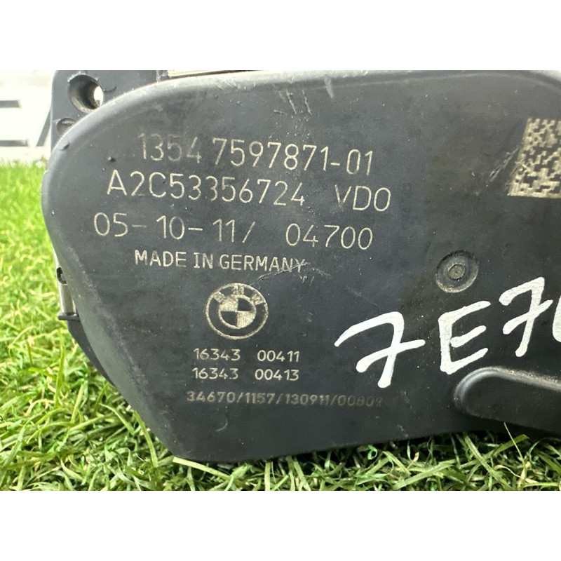 Дроссельная заслонка (электрика двигателя) BMW X5 E70 2013-2015 3.0 13547597871
