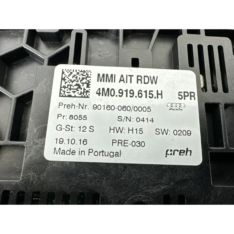 Блок управления мультимедиа (электрика / блок управления) AUDI Q7 4M 2017 3.0 CREC 4M0919615H