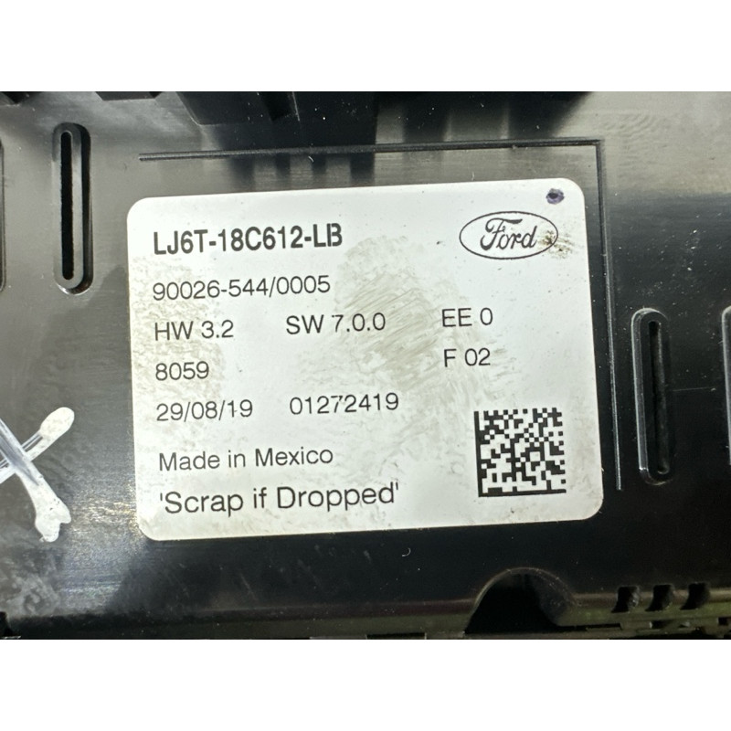 Блок управления климат-контролем (электрика / блоки управления) FORD ESCAPE MK4 2020 1.5 LJ6Z19980LB