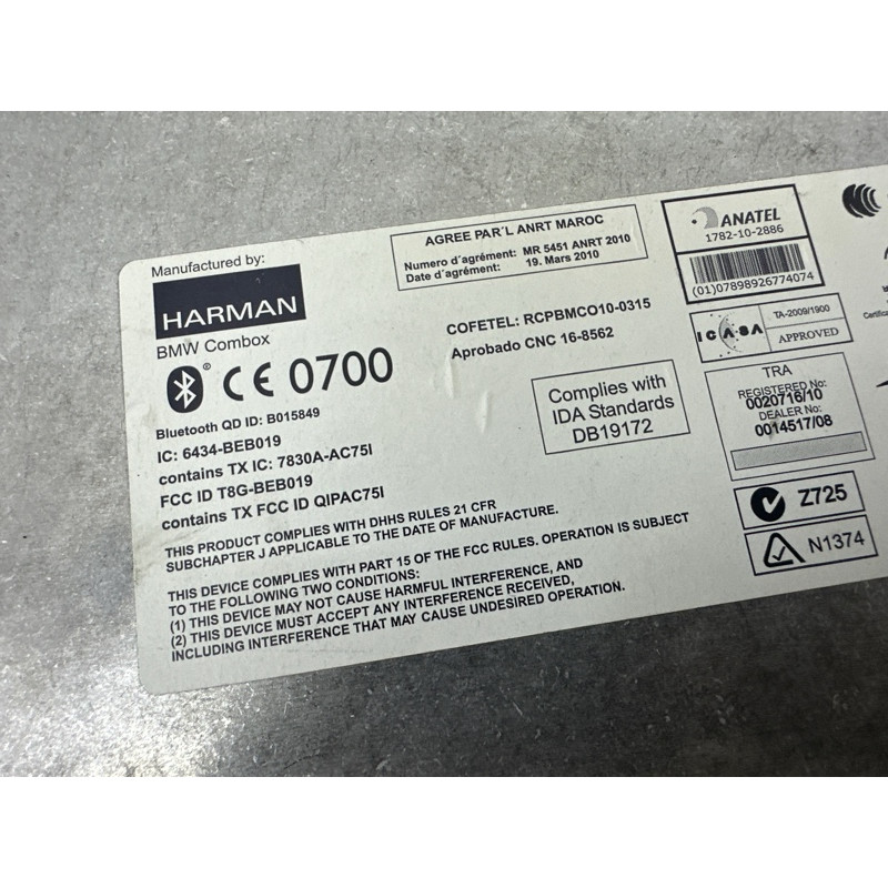 Блок телематики (электрика / блоки управления) BMW X3 F25 2013 3.0 N55B30 84109257153