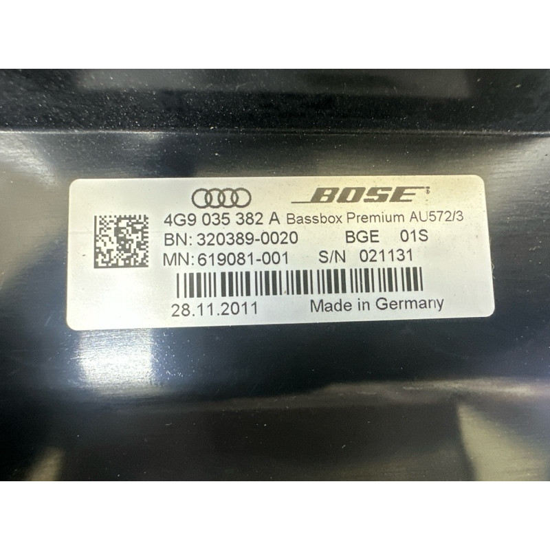 Сабвуфер (электрика) AUDI A7 4G 2012 3.0 CGXB 4G9035382A