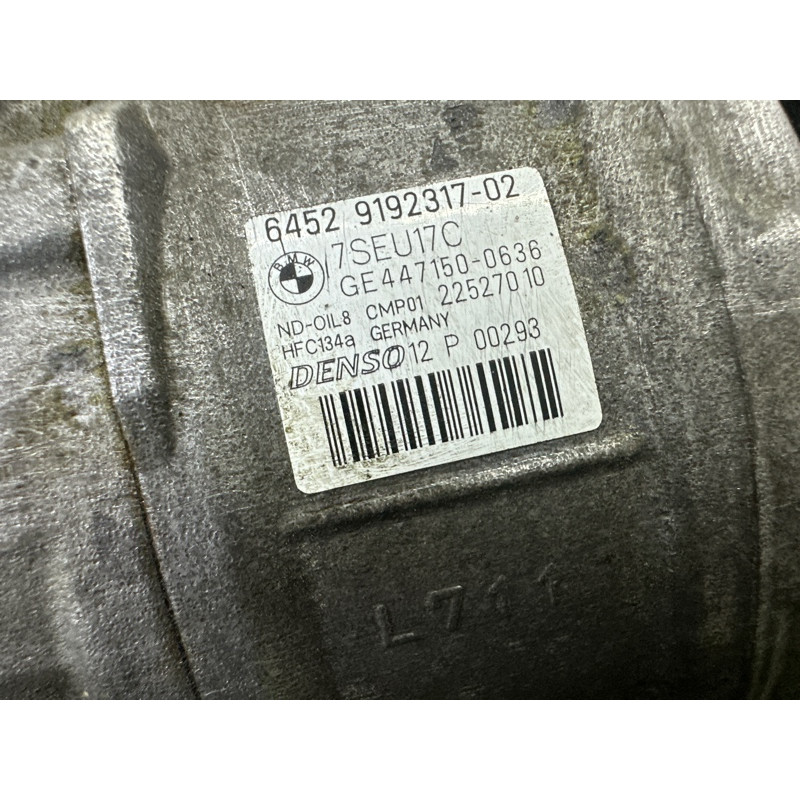 Компресор кондиціонера (обігрів та кондиціювання) BMW X5 E70 2013-2015 3.0 64509192317
