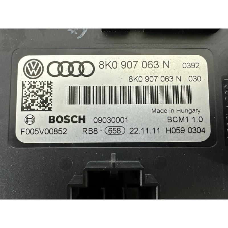 Модуль BCM (электрика / блок управления) AUDI A4 B8 2012 2.0 CAEB 8K0907063N