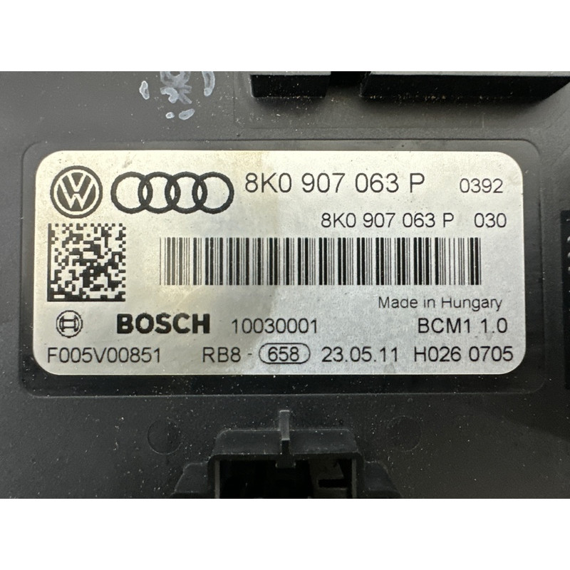 Модуль BCM (электрика / блок управления) AUDI A4 B8 2012 2.0 CAEB 8K0907063P