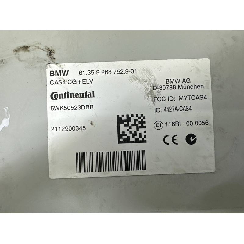 Блок управления CAS (электрика / блок управления) BMW 5-series F10 2011 2.0 N47N 61359268752