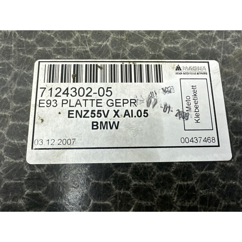 Підлога Багажника (салон) BMW 3-series E93 2008 3.0 N54 51477124302