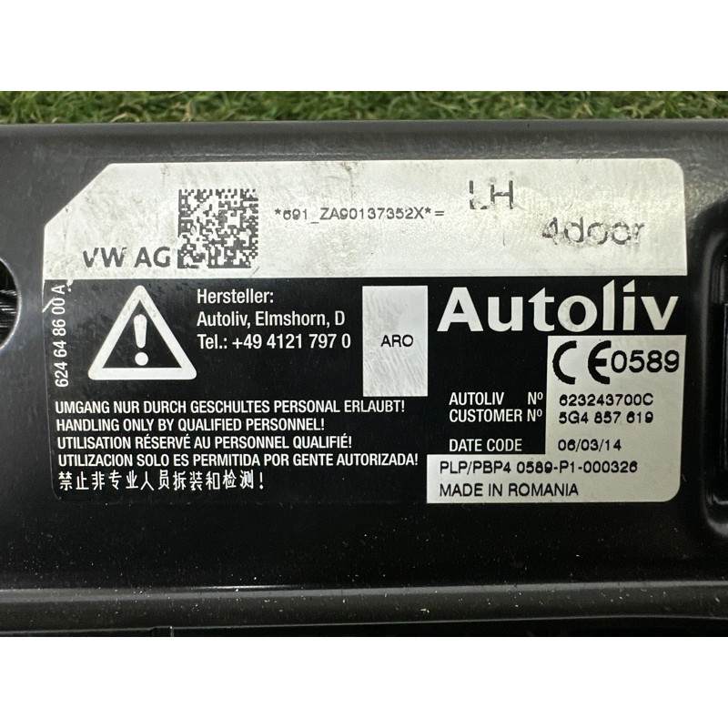 Пиропатрон (airbag / безопасность) AUDI A3 8V 2015 1.8 CNSB 5G4857619