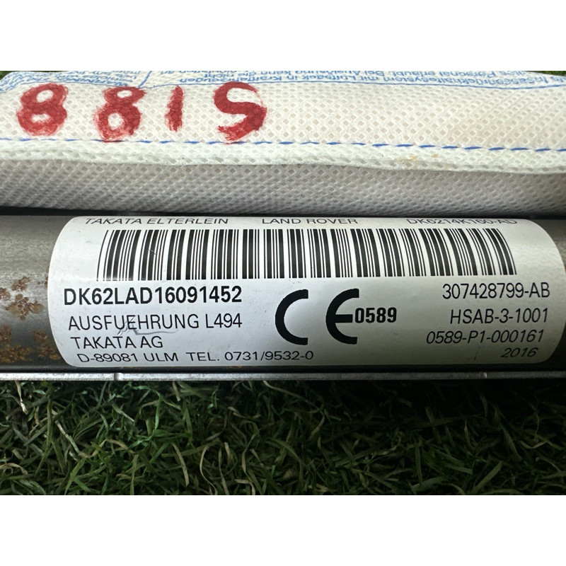 Airbag шторка (airbag/безопасность) LAND ROVER RANGE ROVER Sport L494 2016 3.0 Diesel LR043057